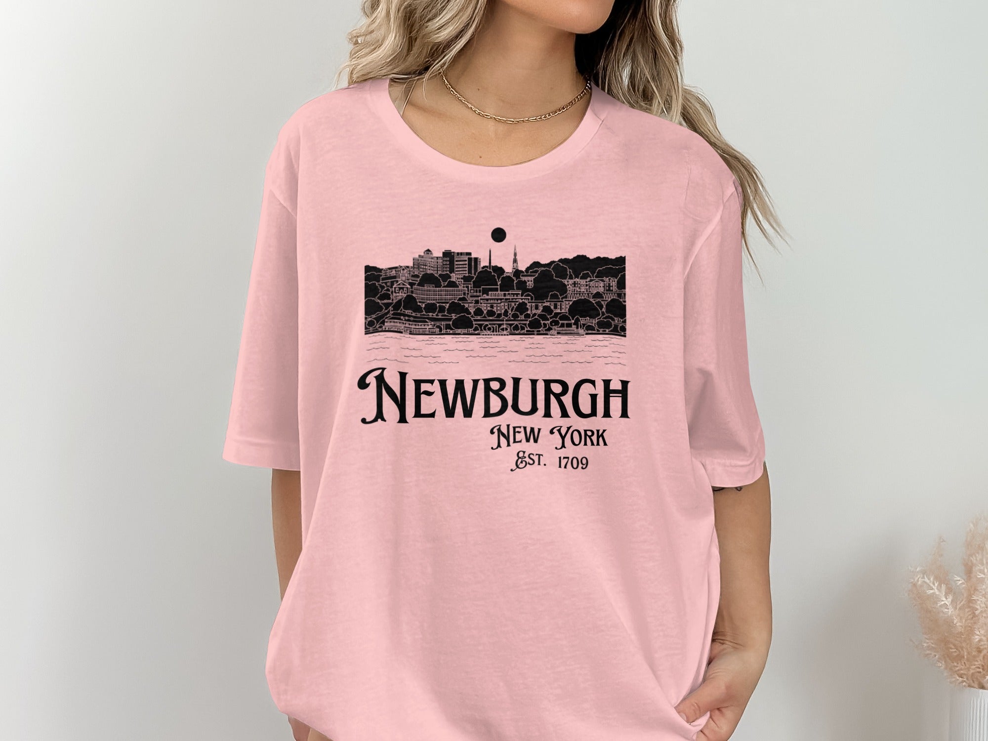 Newburgh New York Est 1709 Cityscape Graphic Shirt