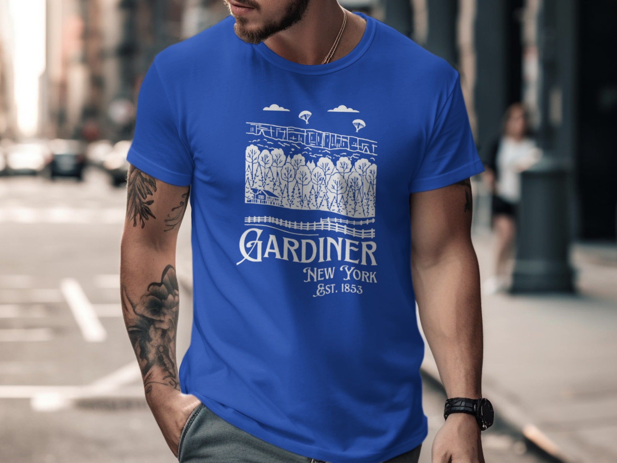 Gardiner New York Est. 1853 Stylish T-Shirt