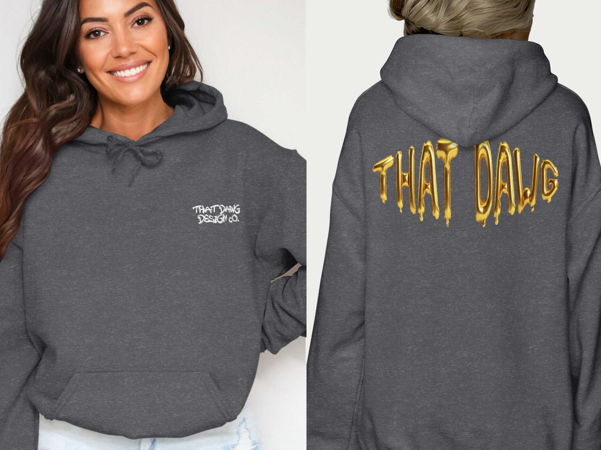 THAT DAWG Hoodie with Unique Front and Back Design product