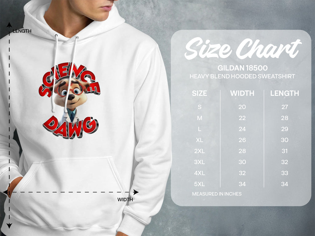 Science Dawg Gildan 18500 Hooded Sweatshirt product