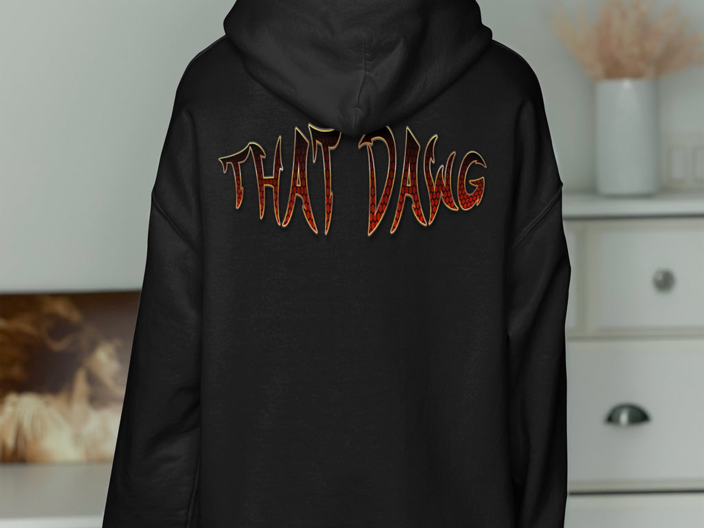 Unique Graphic Black That Dawg Print Hoodie product