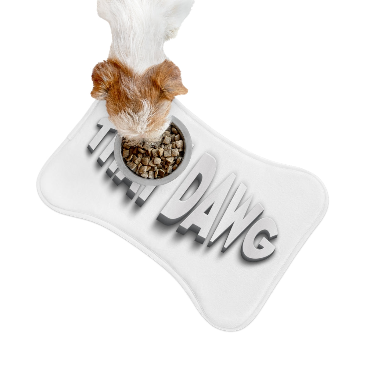 Funny Text Dawg Pet Feeding Mat for Dogs