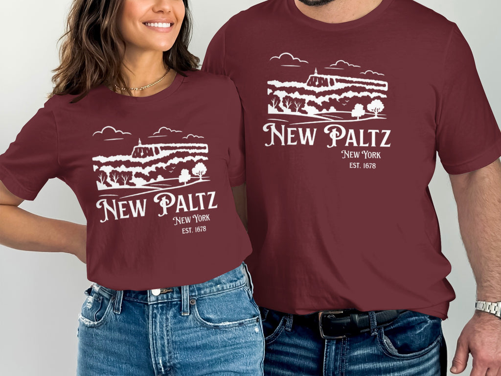 New Paltz New York EST 1678 T-Shirt Product