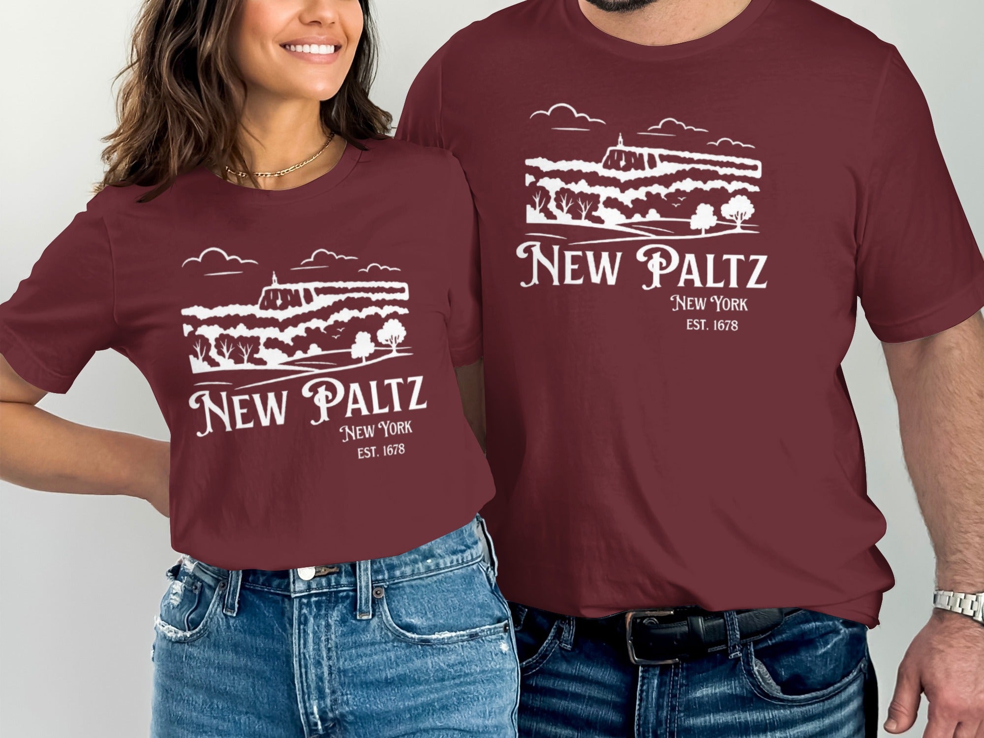 New Paltz New York EST 1678 T-Shirt Product
