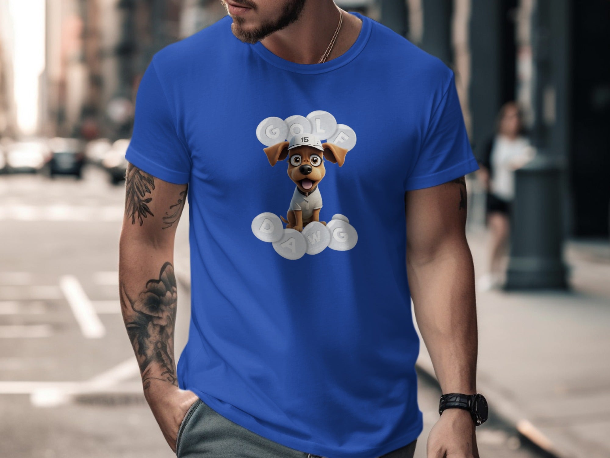 Golf is Dawg Graphic Tee Shirt Fun Novelty Apparel