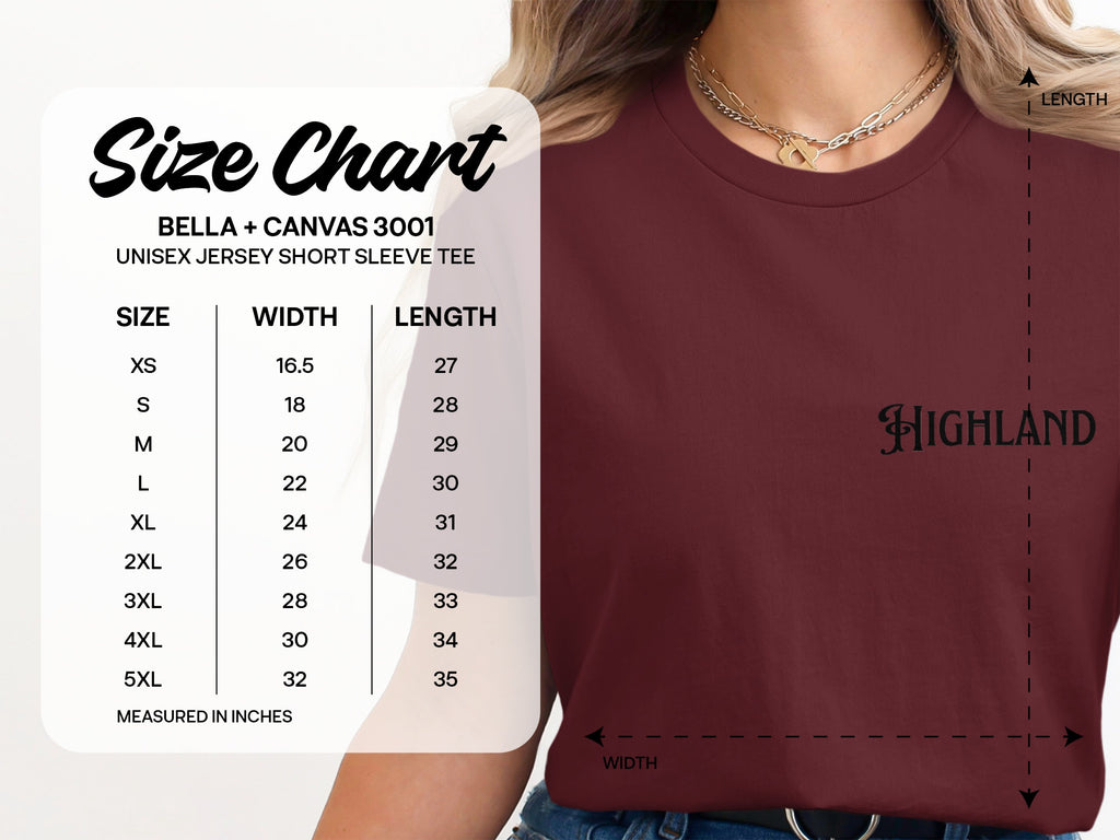 Highland Bella Canvas Unisex Jersey Short Sleeve Tee product