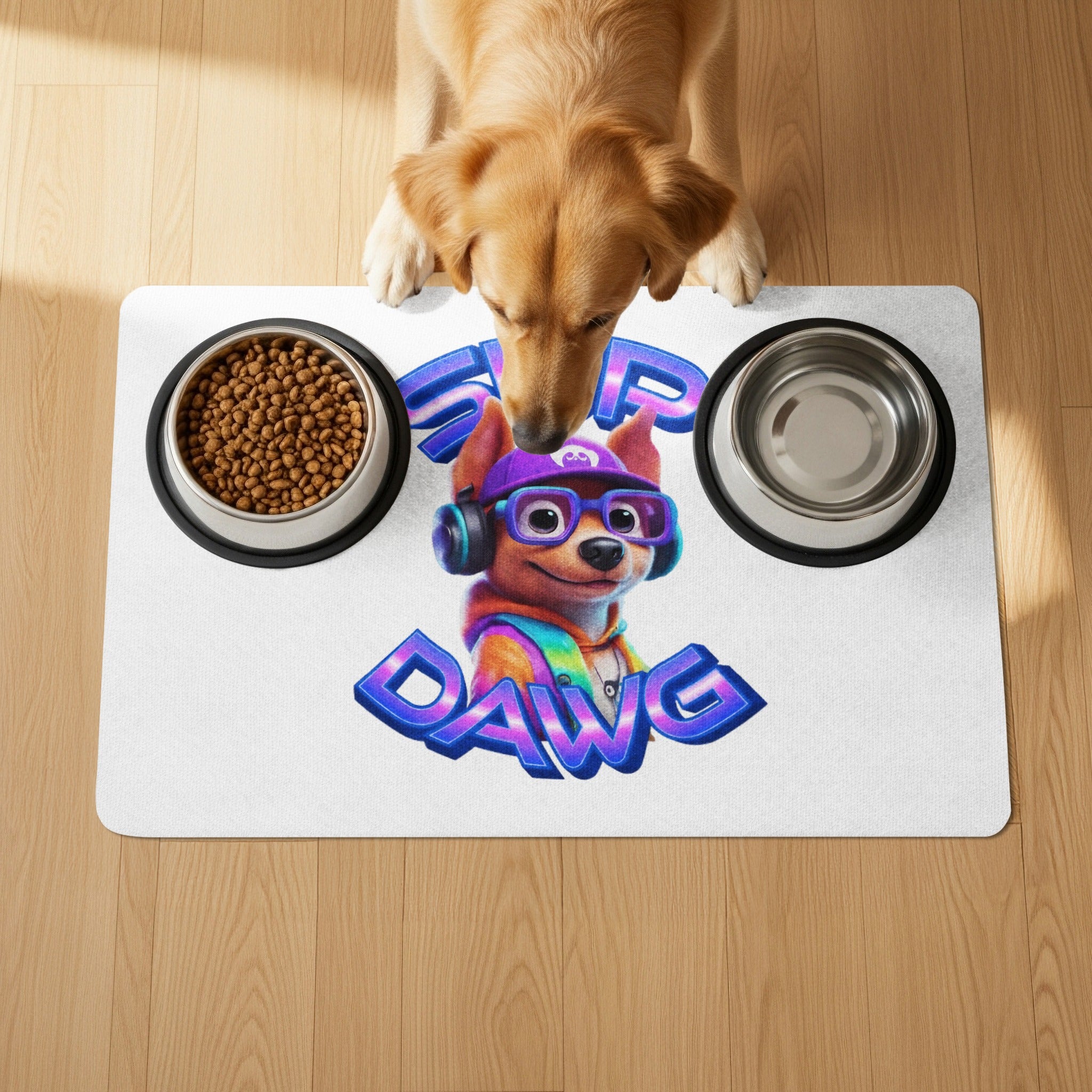 Cool Sup Dawg Design Food Mat for Dogs product