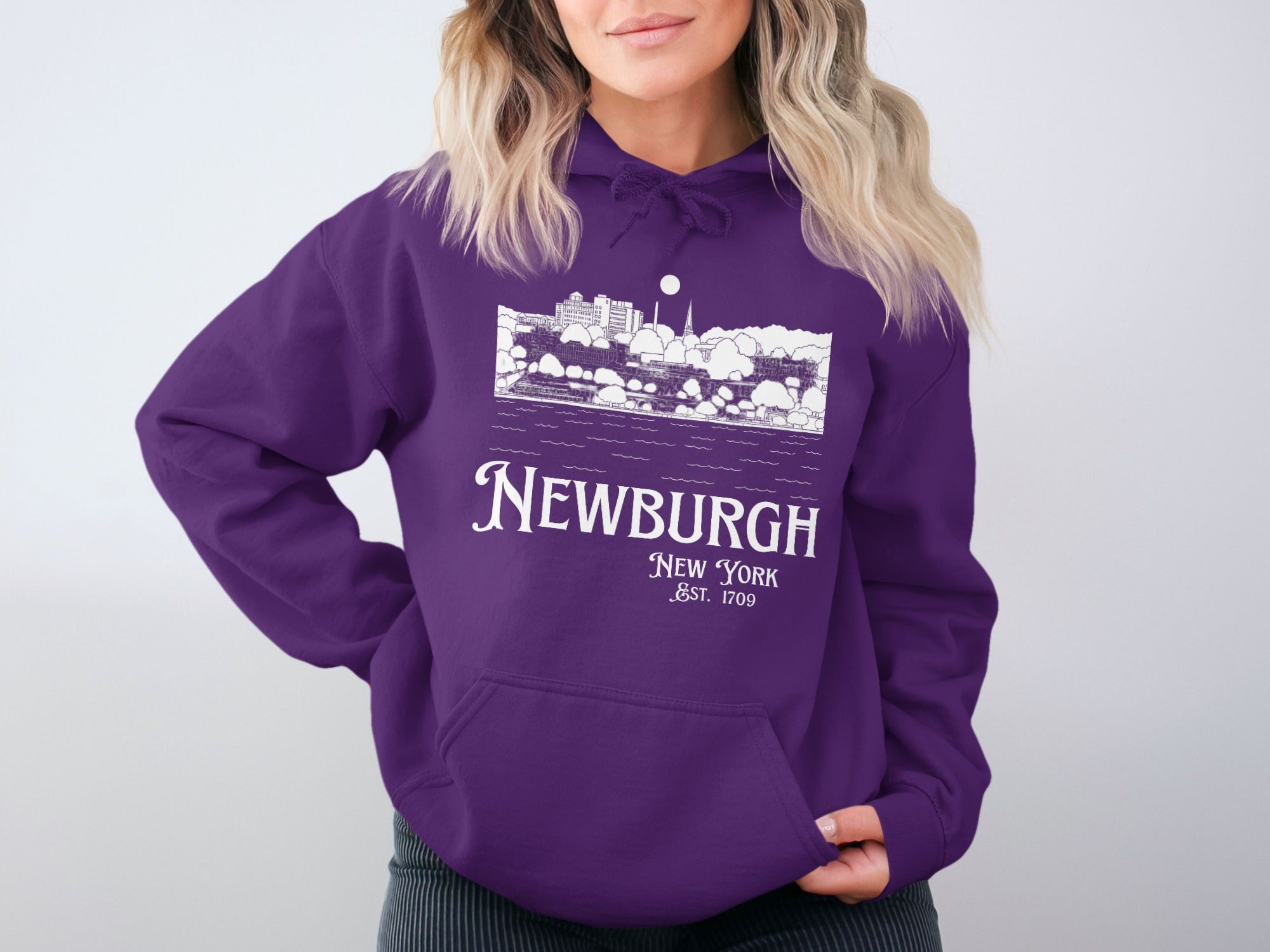 Newburgh New York Est. 1709 Graphic Hoodie Product