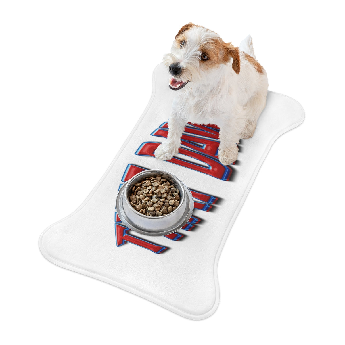 Vibrant Dog Bone Feeding Mat With Unique Design