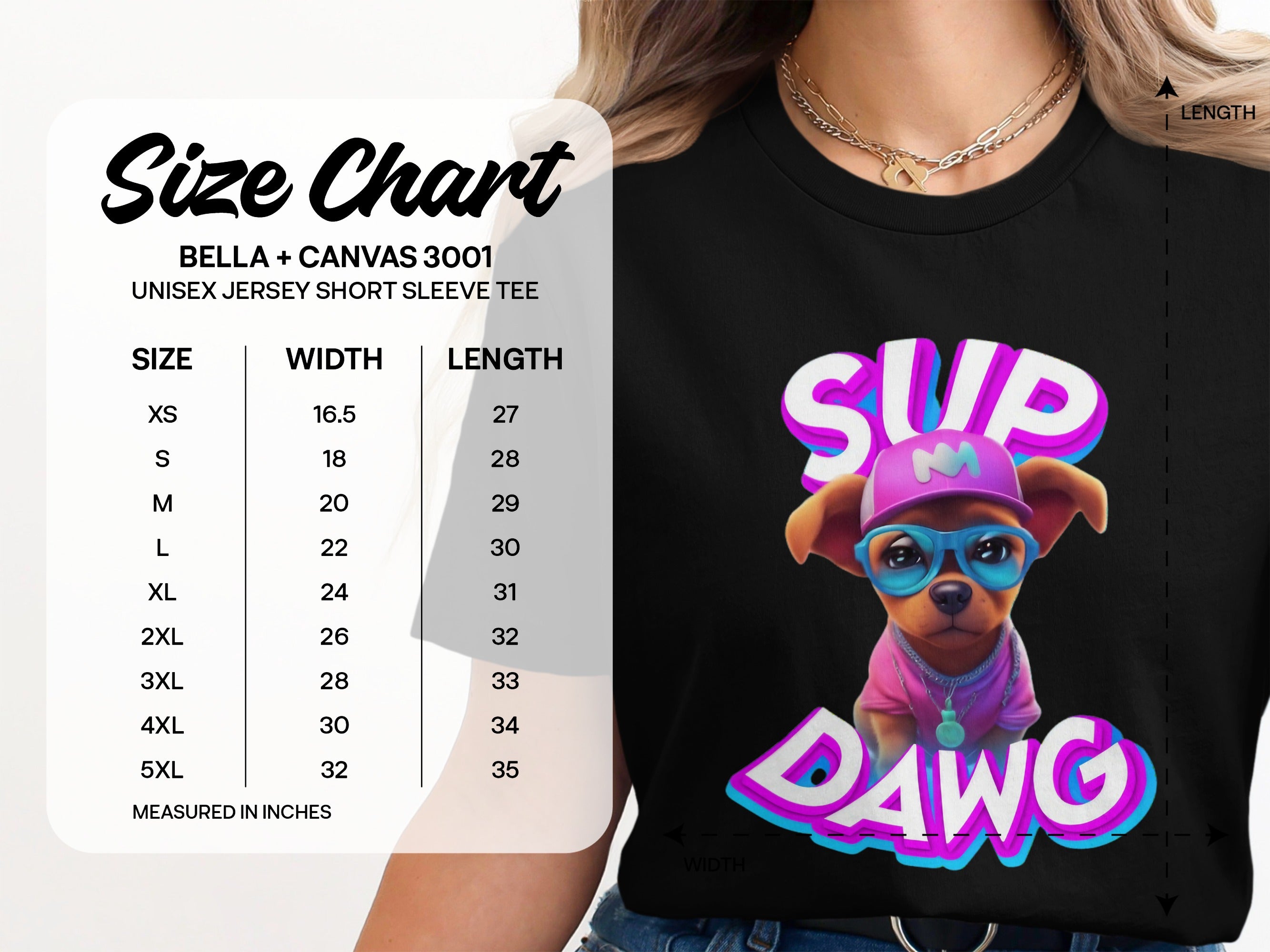 Unique Sup Dawg Graphic Tee Shirt product type