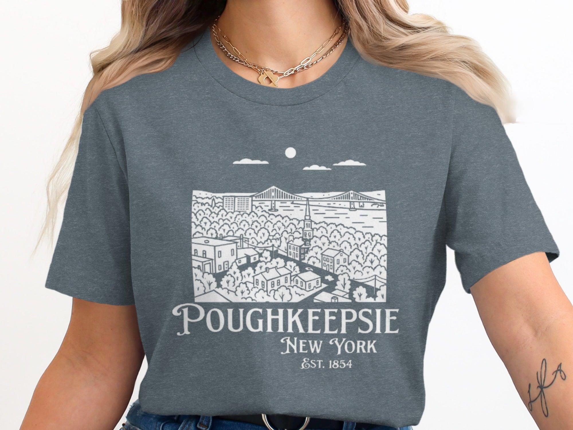 Poughkeepsie New York Est 1854 Graphic Tee
