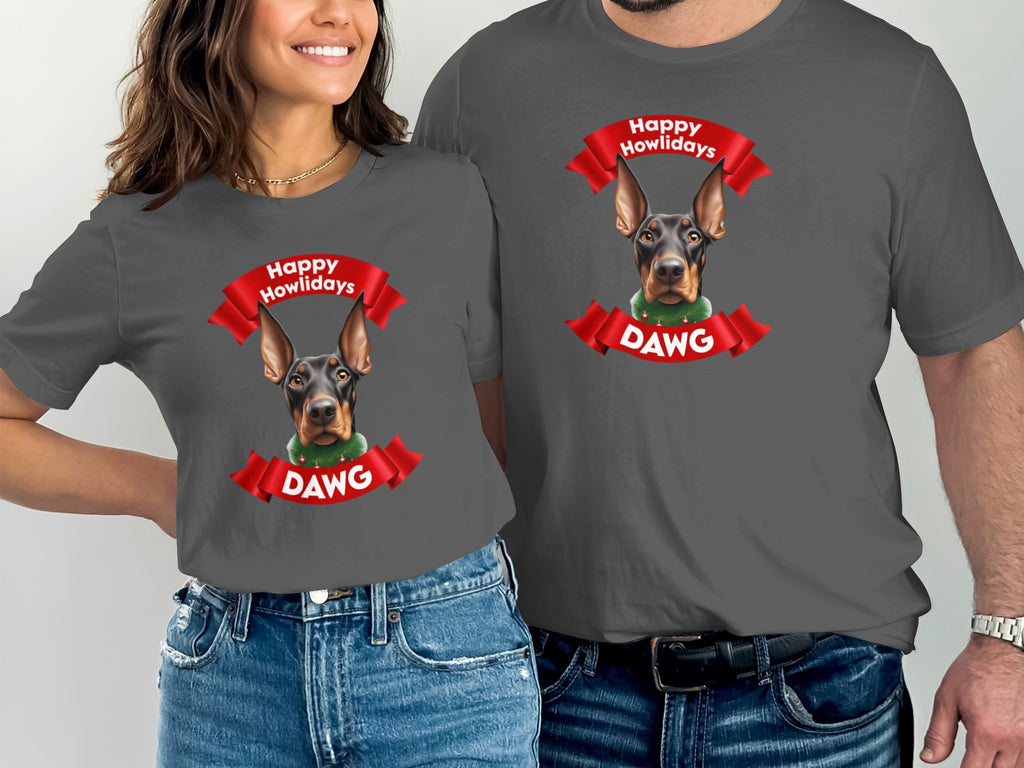 Happy Howlidays Dawg Graphic T-Shirt Design