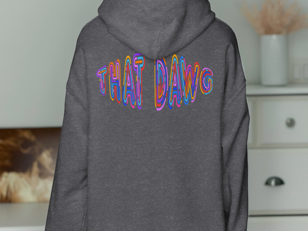 THAT DAWG Colorful Artistic Lettering Hoodie product