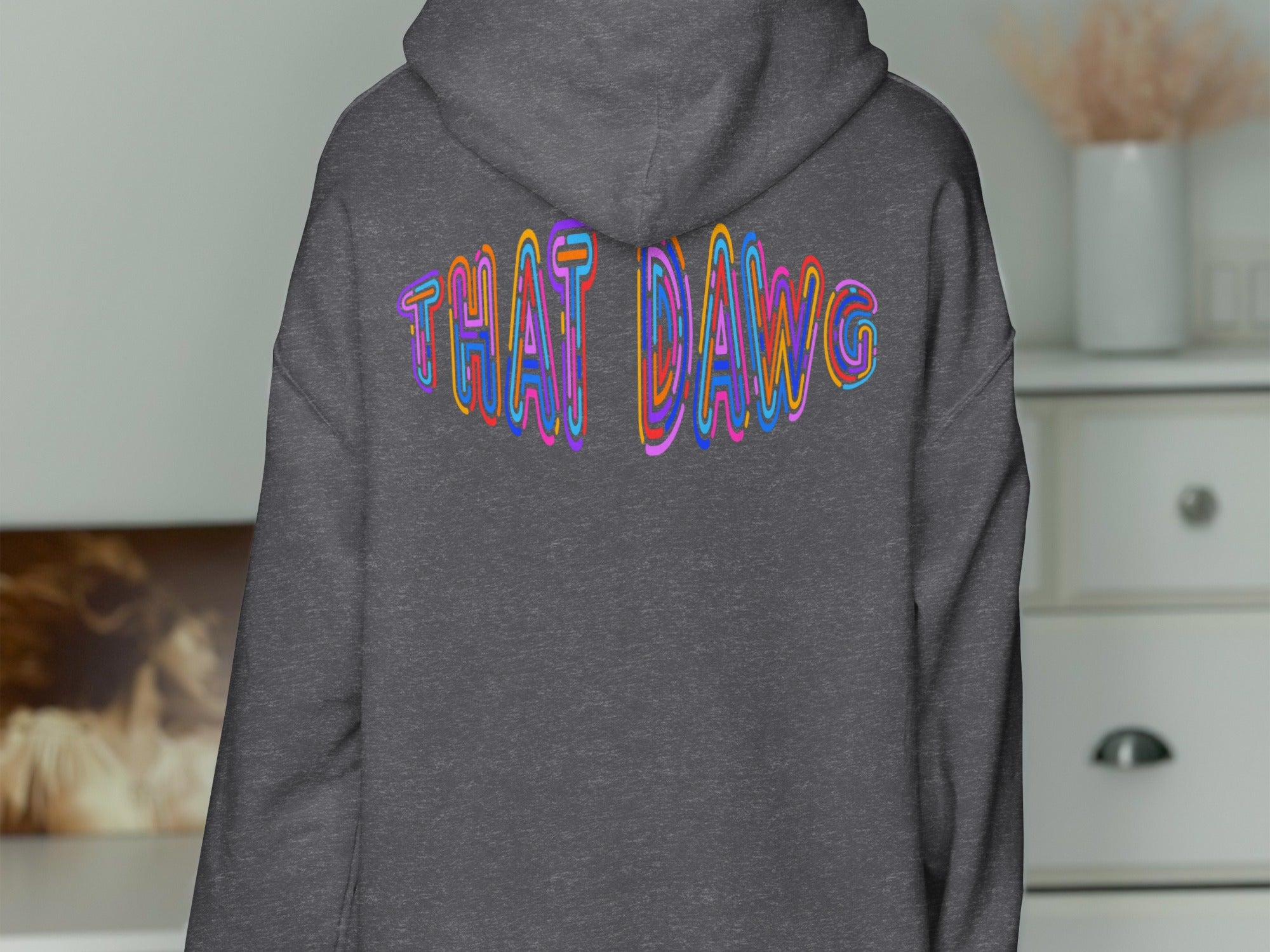 THAT DAWG Colorful Artistic Lettering Hoodie product