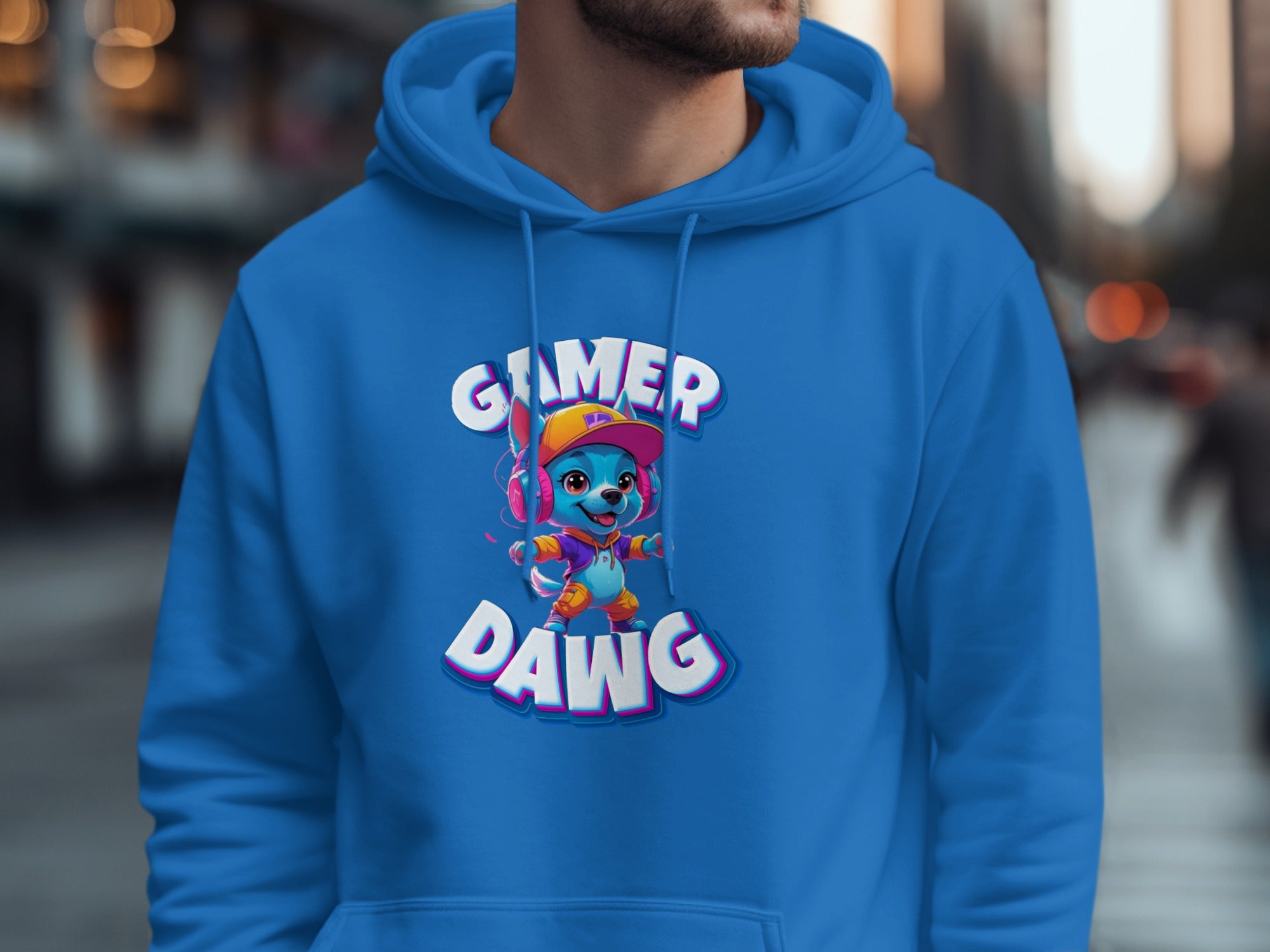 Gamer Dawg Graphic Hoodie for Gamers Trendy Sweatshirt Product