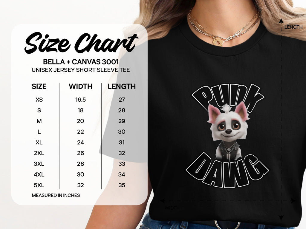 Punk Dawg Graphic Unisex Jersey Short Sleeve Tee