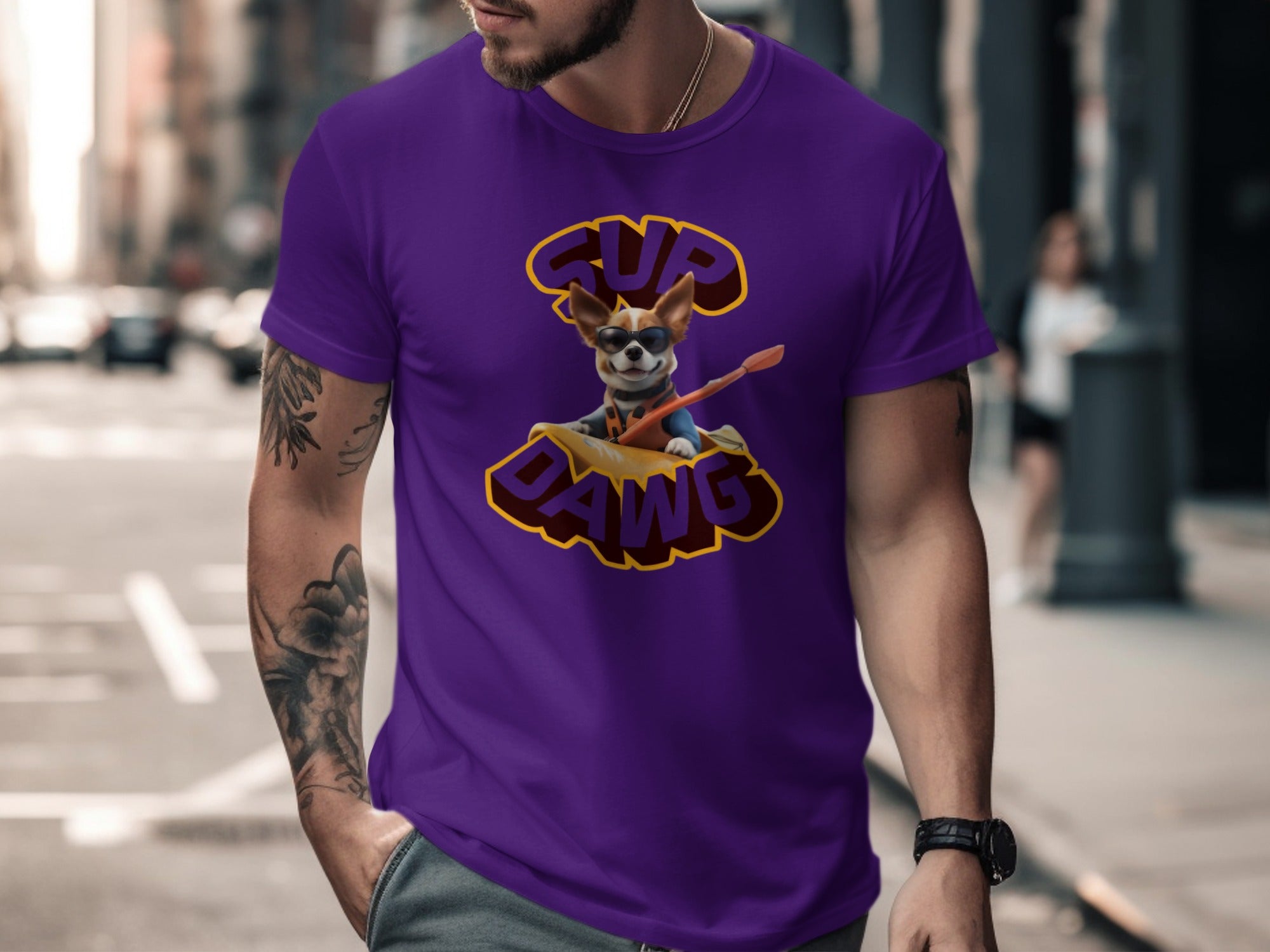 Sup Dawg Graphic Tshirt Fun and Stylish Casual Wear