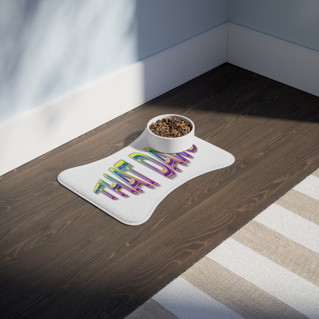 Rainbow Pride The Dawg Pet Food Placemat