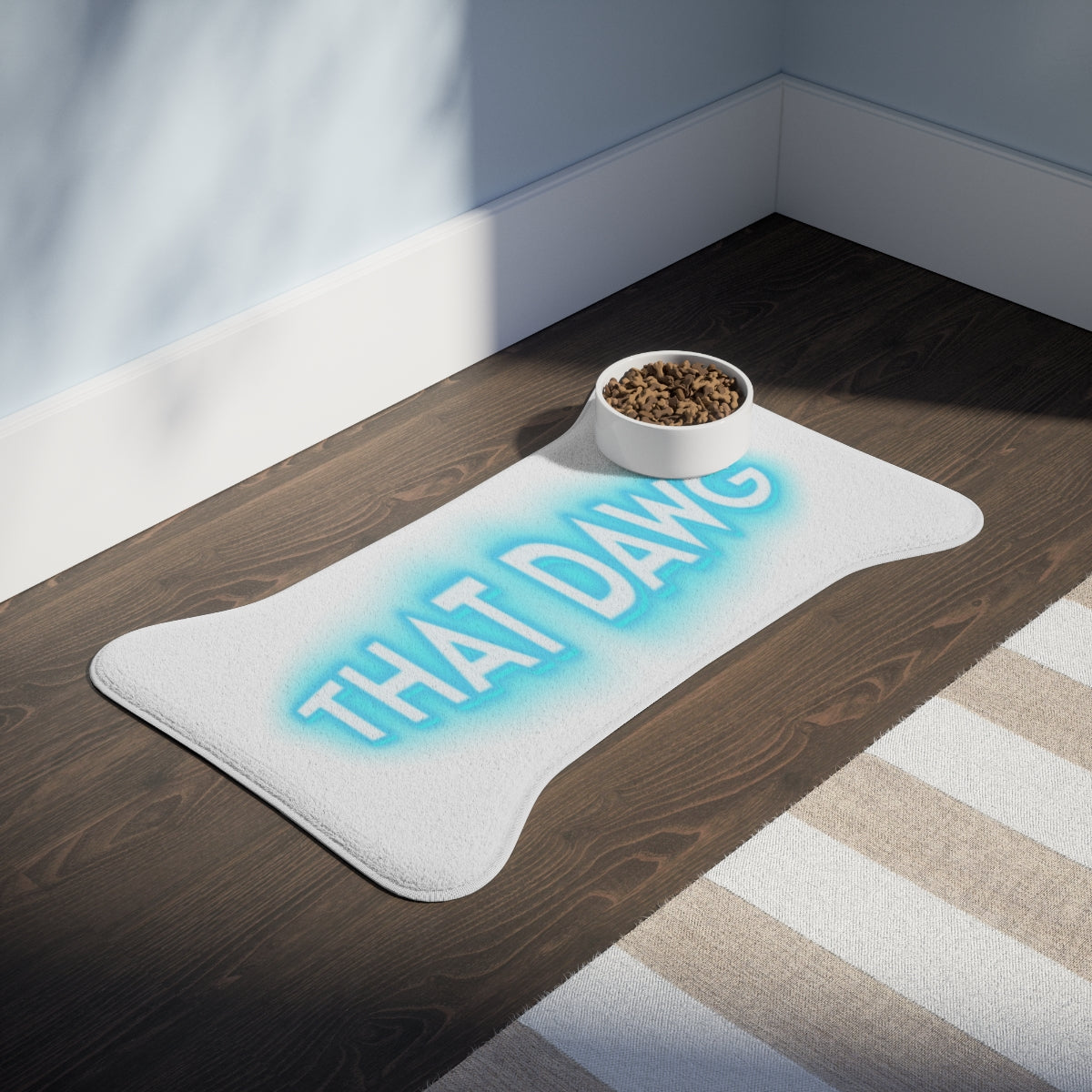 THAT DAWG Pet Feeding Mat with Bowl for Dogs and Cats