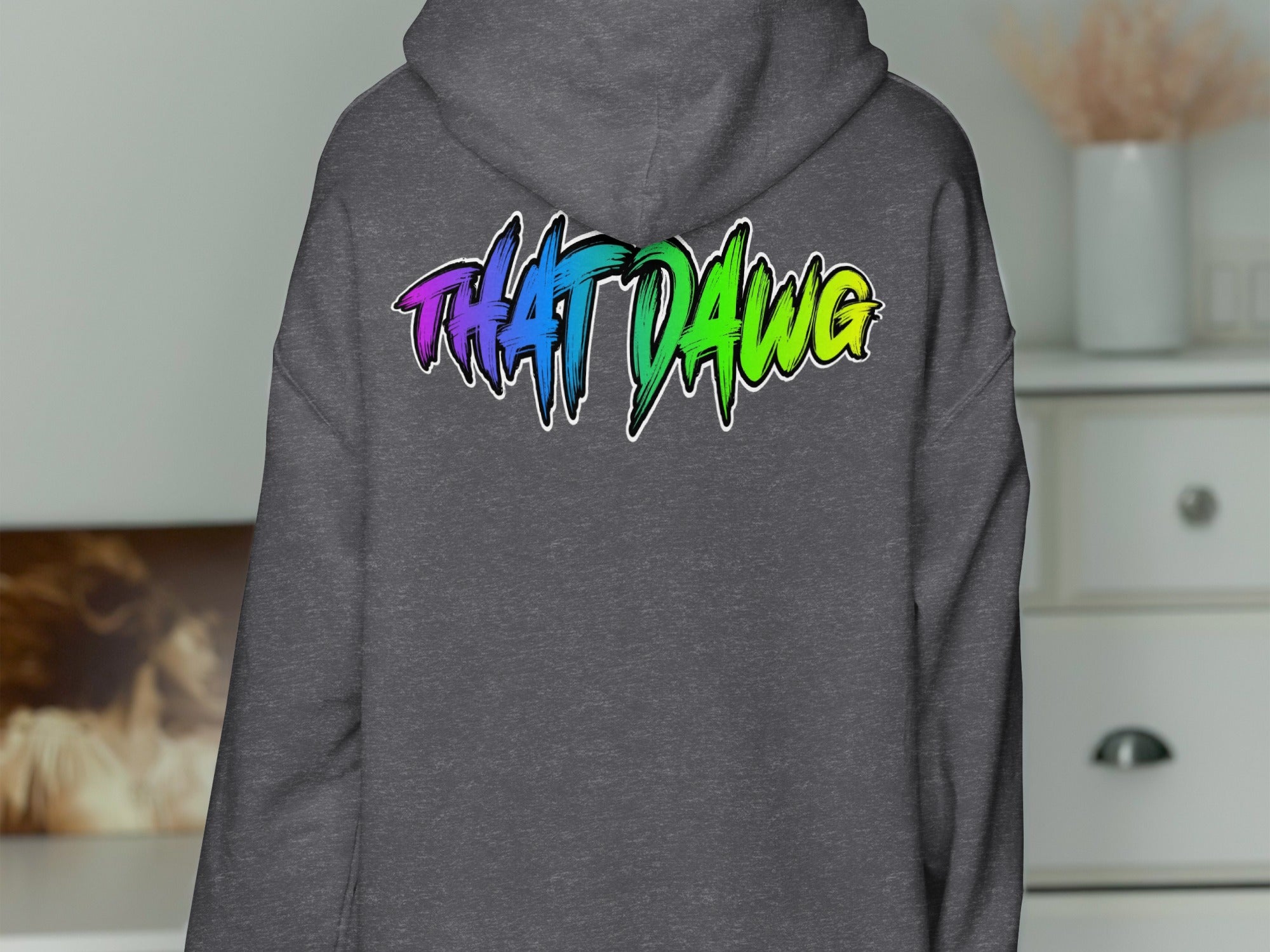 THAT DAWG Graphic Hoodie with Bold Lettering product