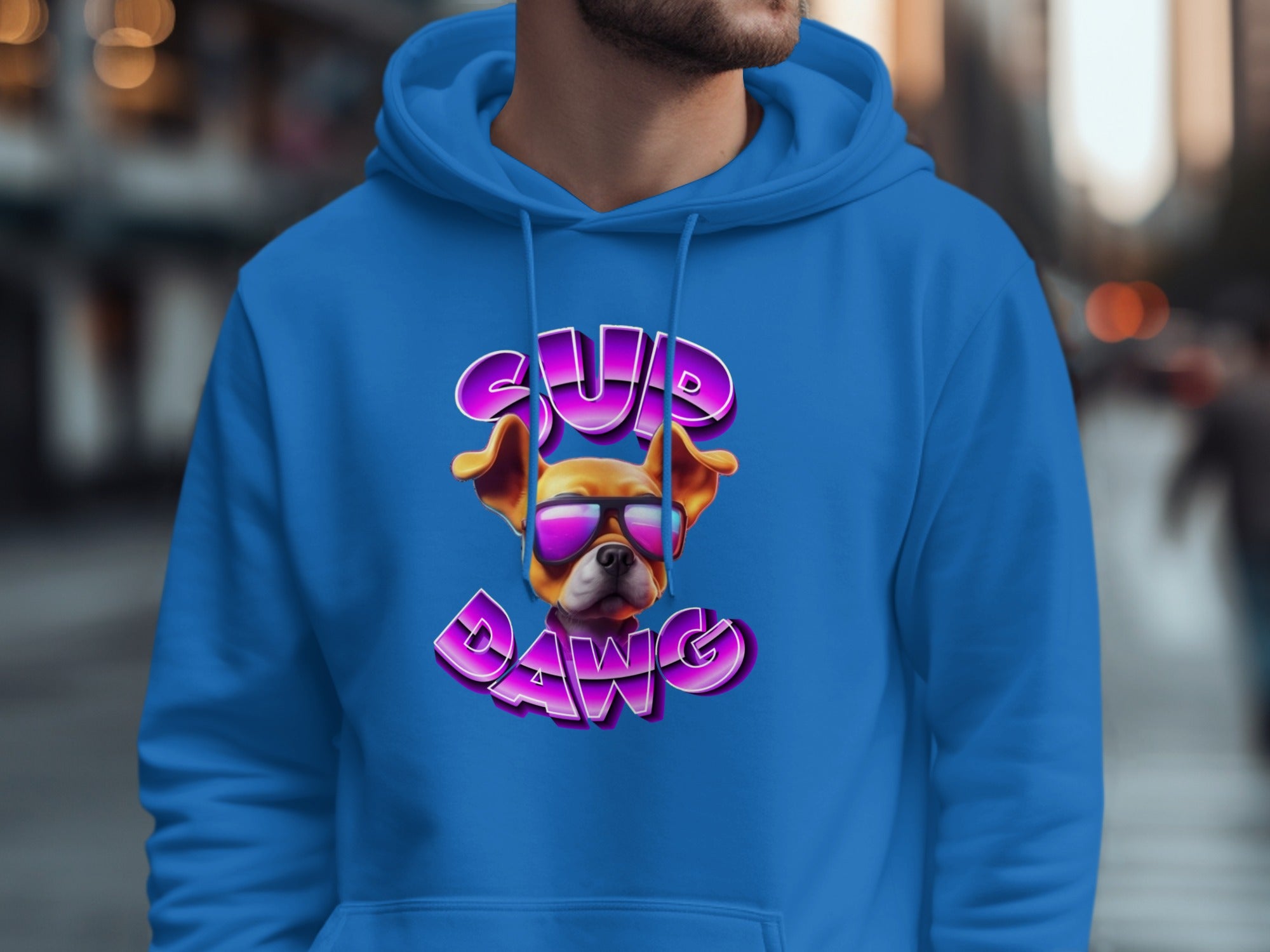 Sub Dawg Graphic Hoodie with Bold Typography product
