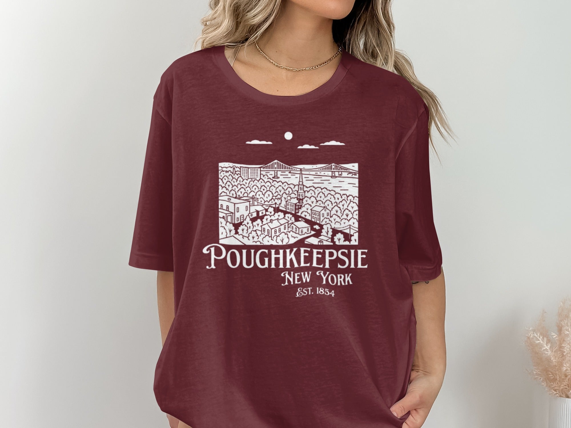 Poughkeepsie New York Est 1854 Graphic Tee product