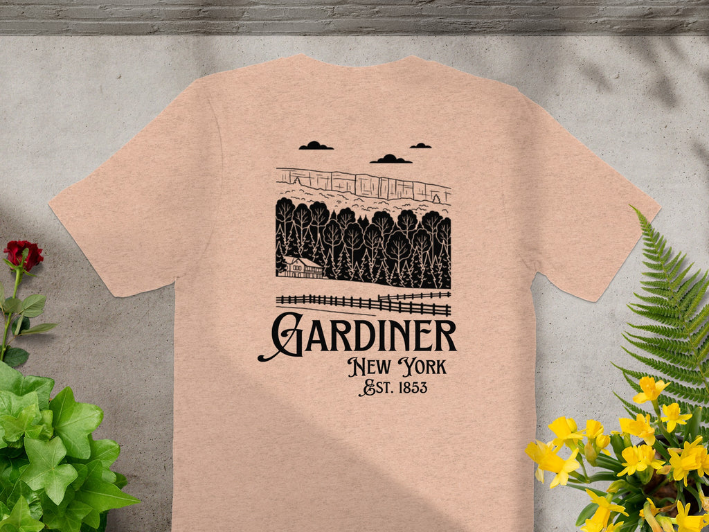Gardiner New York Est 1853 T-shirt vintage style