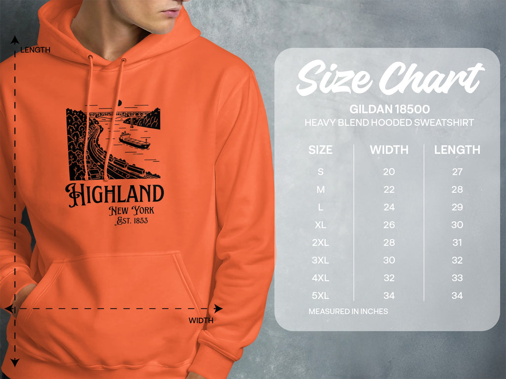 Highland New York Gildan Hooded Sweatshirt product
