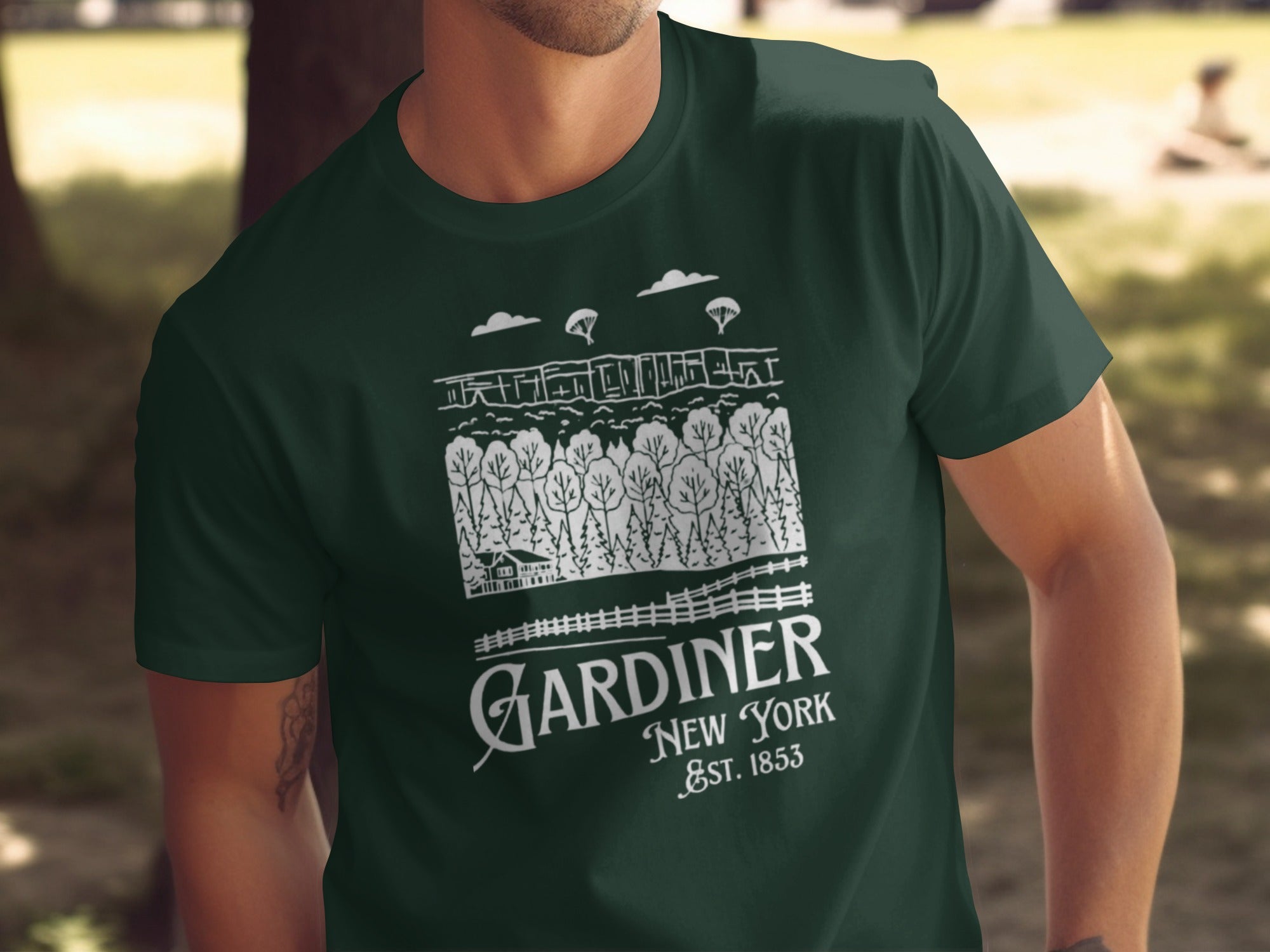 Gardiner New York Established 1853 Graphic Shirt