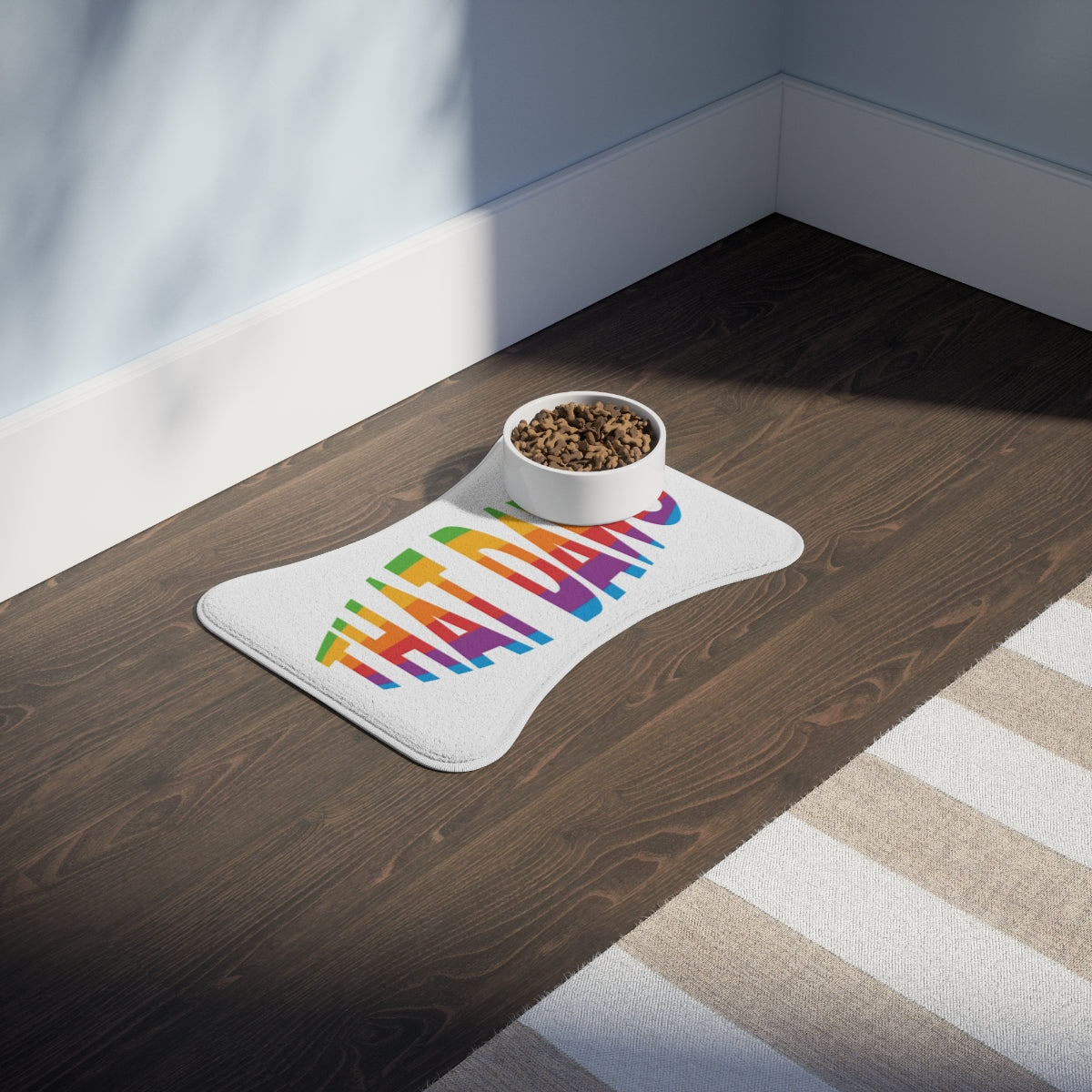 Colorful Bold Text 'That Day' Decorative Mat