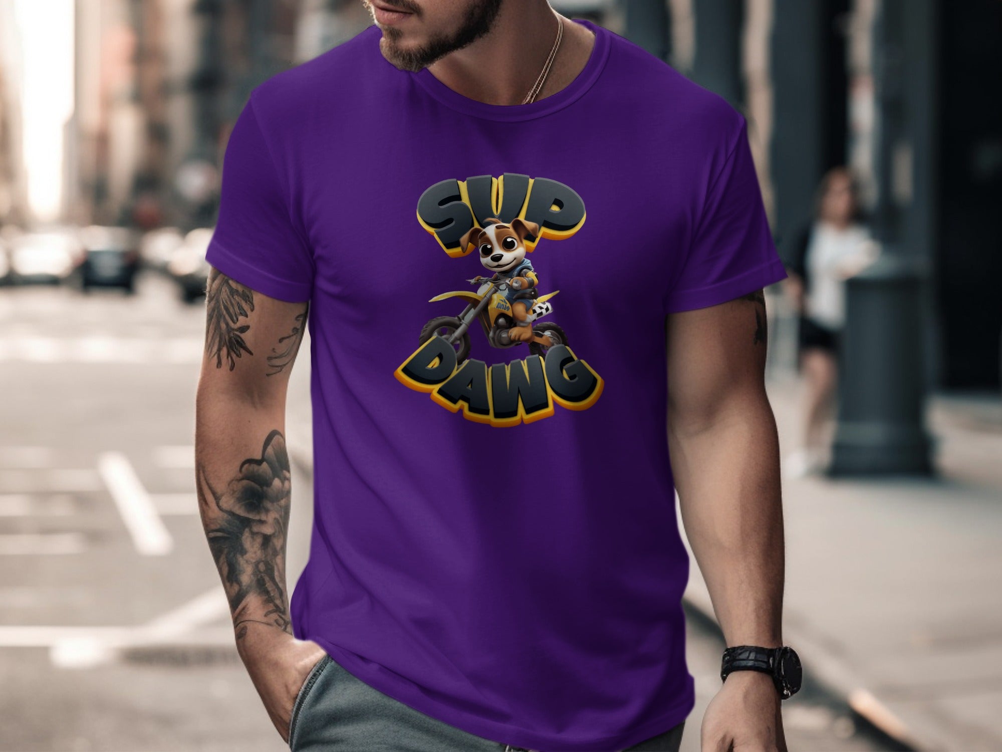 Sup Dawg Graphic Tee for Casual Wear