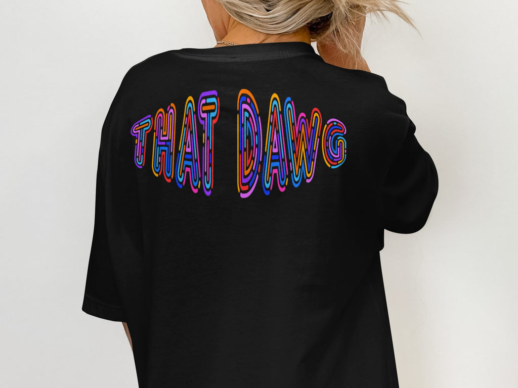 THAT DAWG Graphic Printed Loose Fit T-Shirt product type
