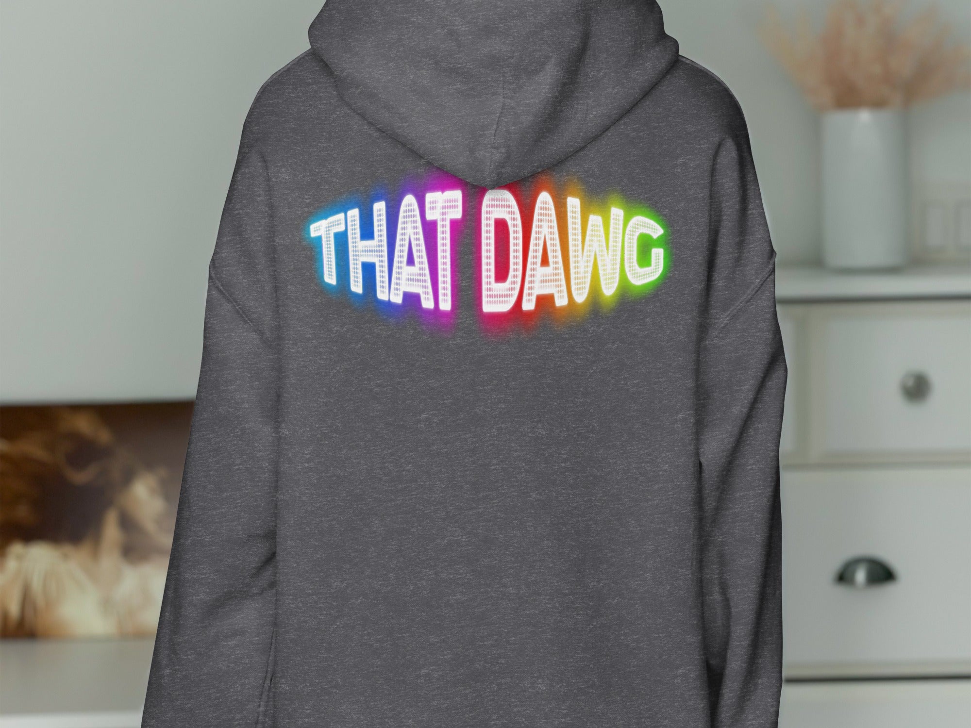 THAT DAWG Hoodie with Colorful Text product