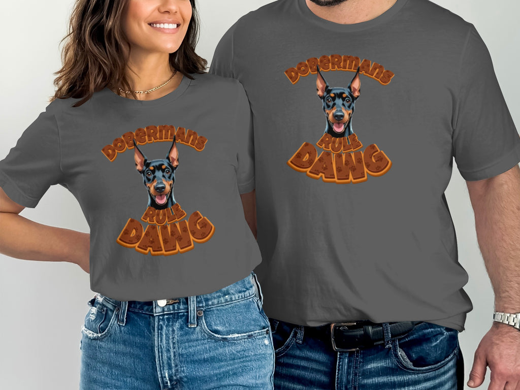 Dobermans Rule Dawg Graphic T-Shirt