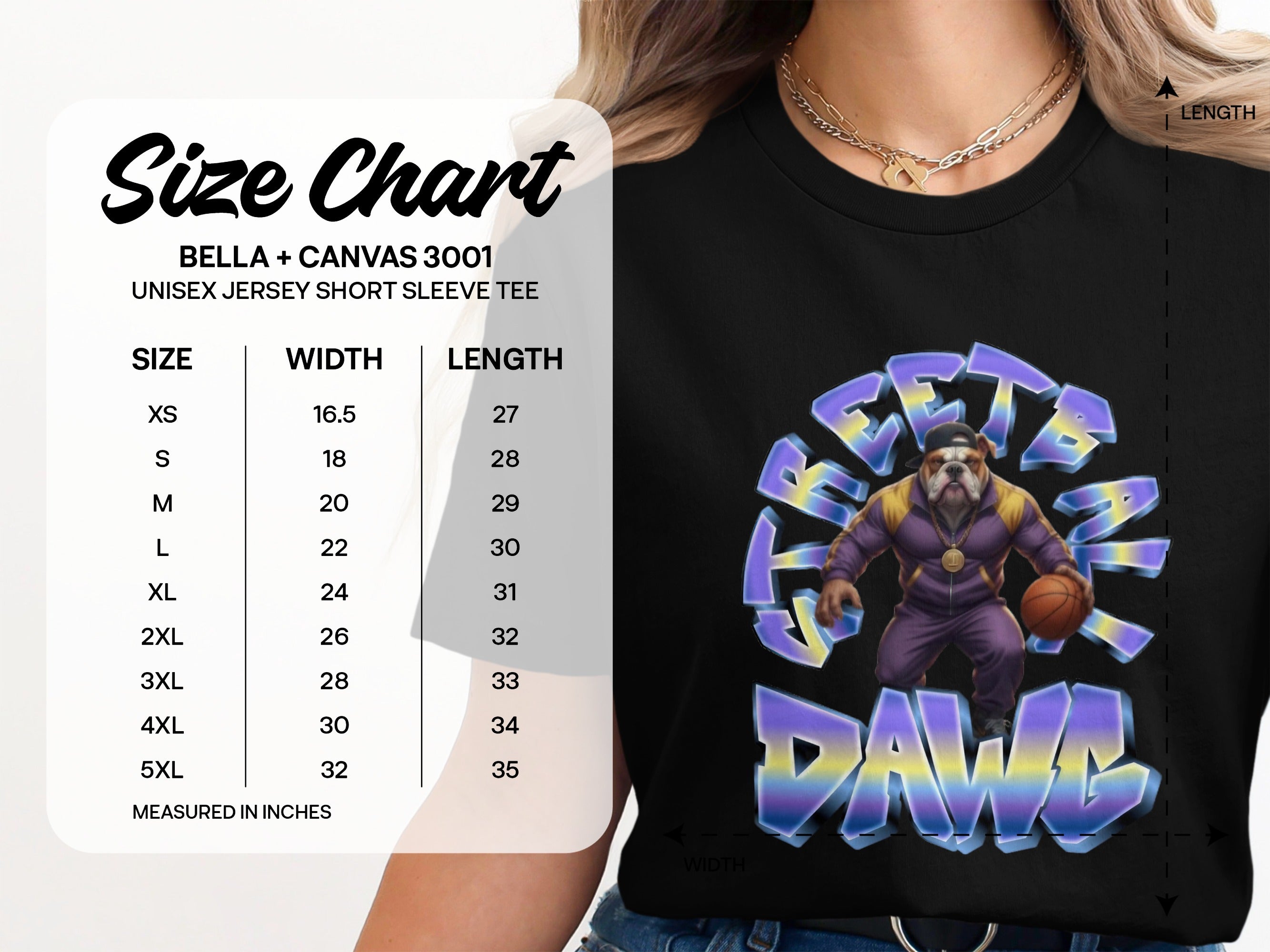 Streetball Dawg Graphic Basketball T-Shirt product