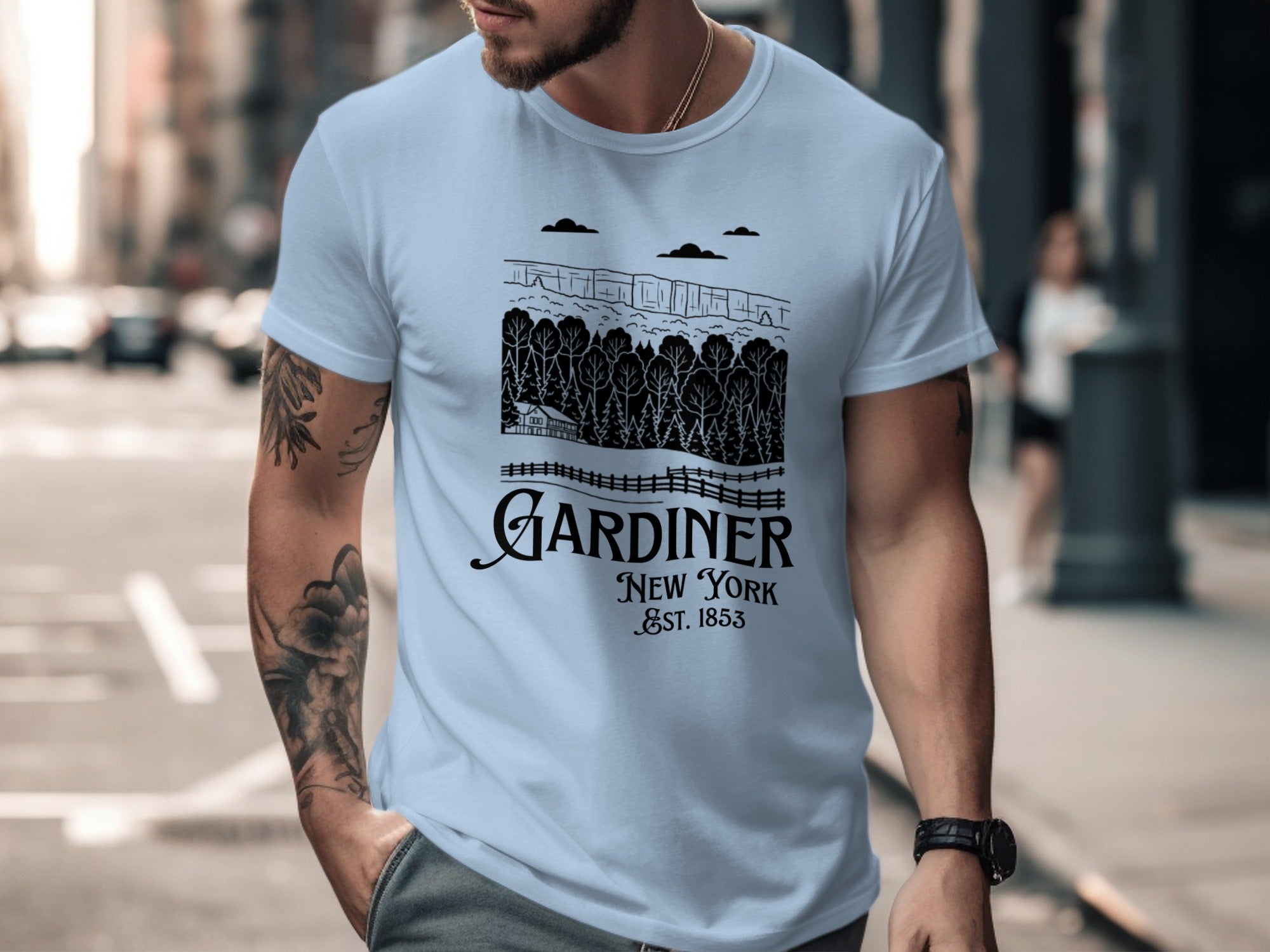 Gardiner New York Est 1853 Graphic T-Shirt Product
