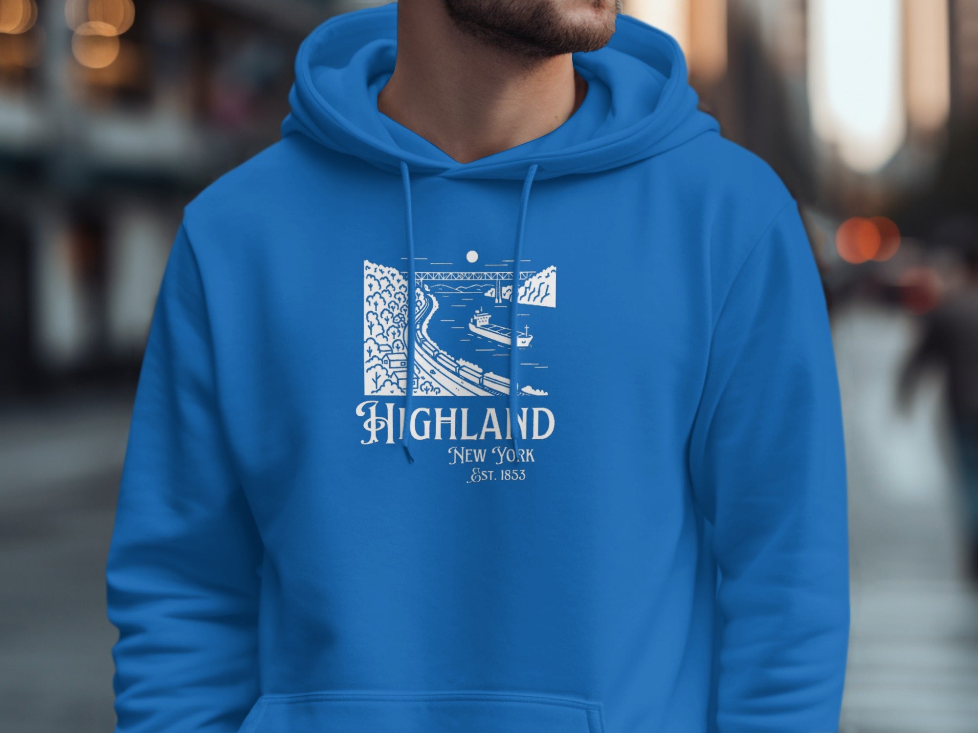 Highland New York Est. 1853 Blue Hoodie product