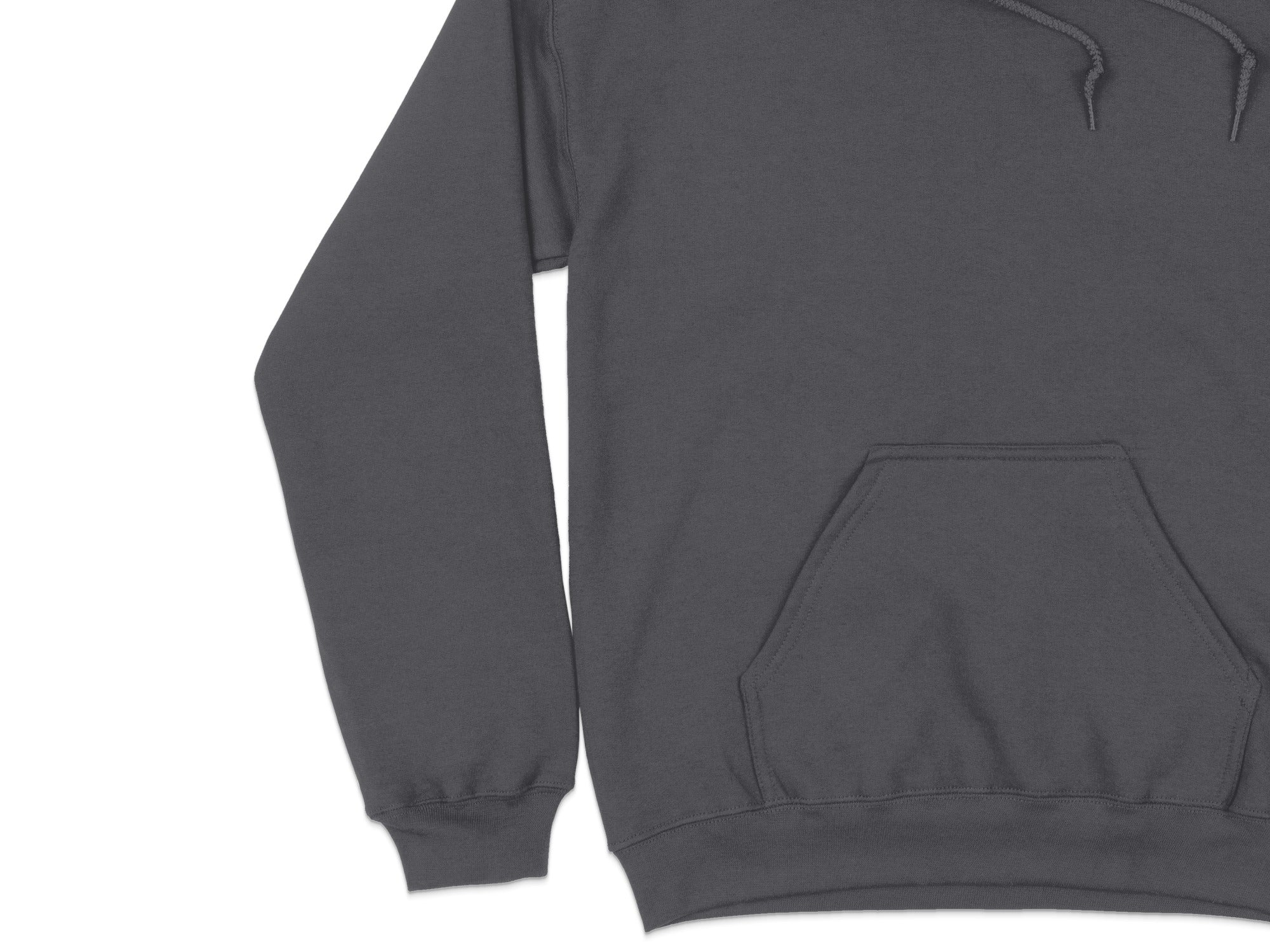 Dark Grey Long Sleeve with Kangaroo Pocket Hoodie