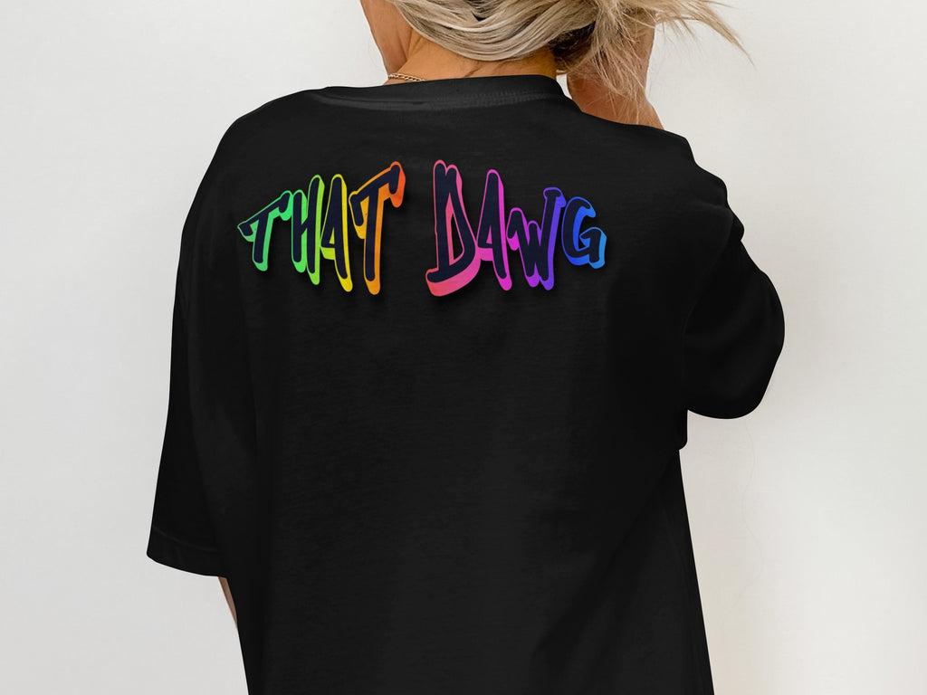 Colorful That Dawg Graphic Short Sleeve Shirt product