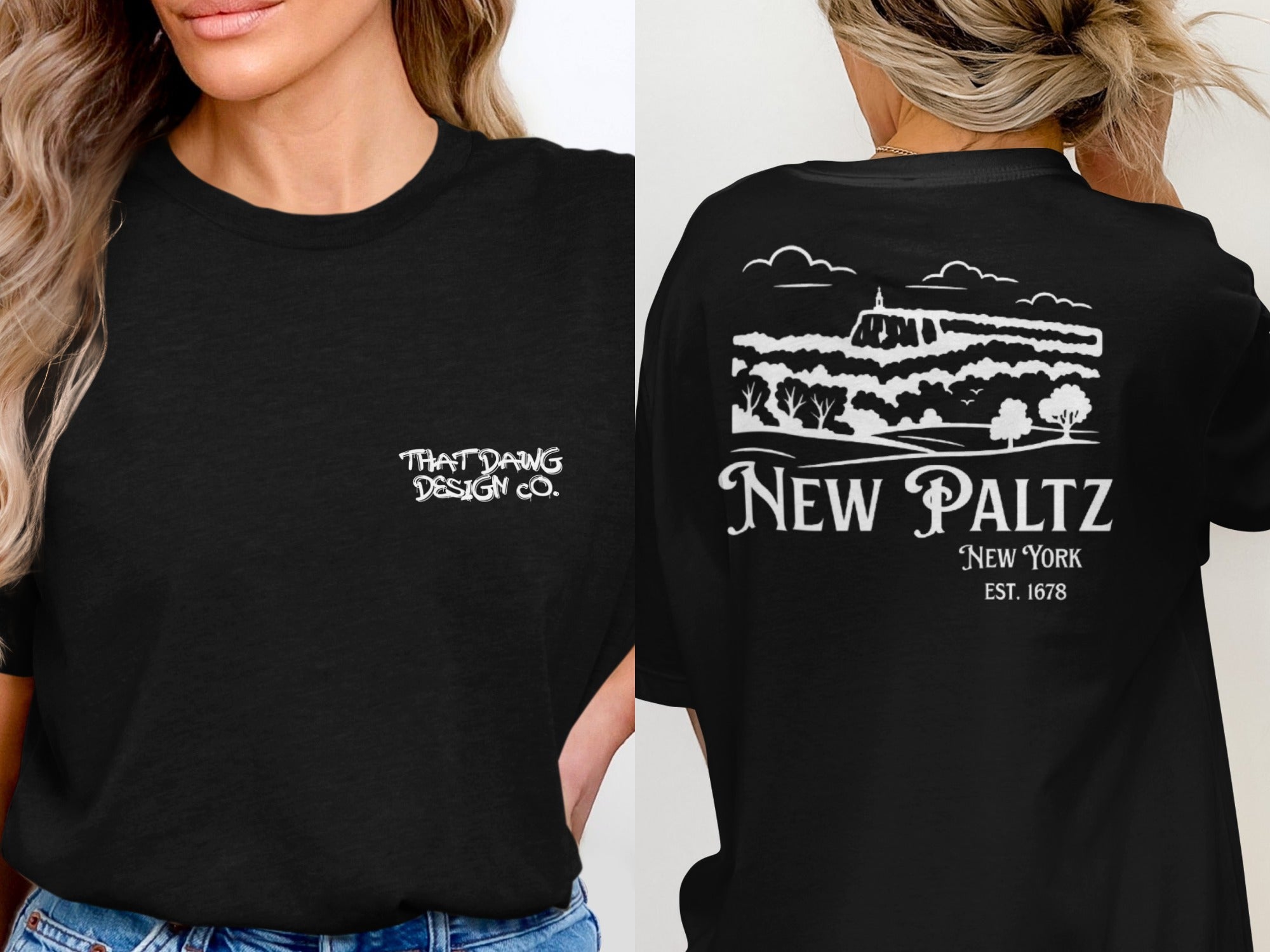 That Dang Design Co Shirt with New Paltz Graphics