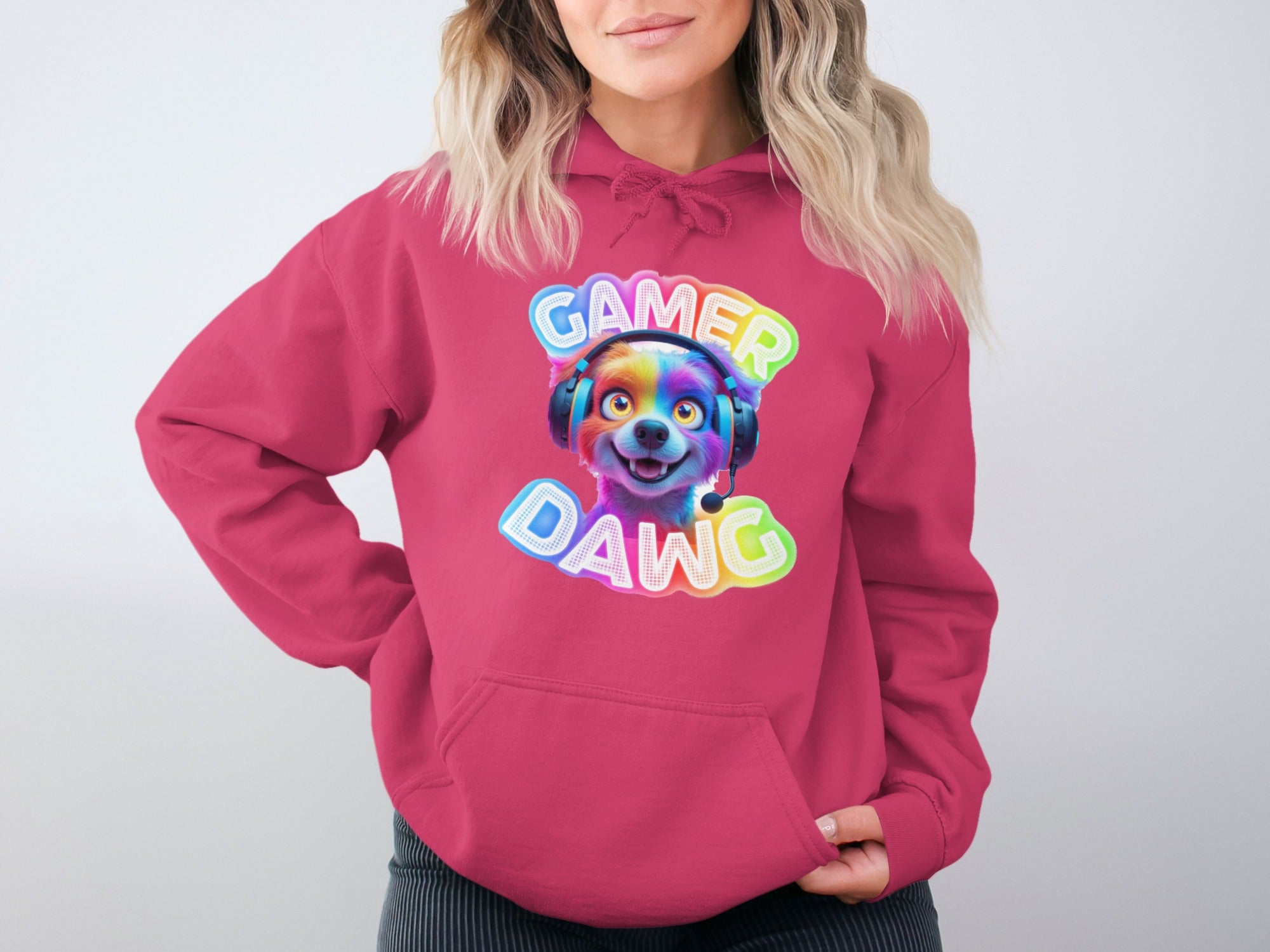 Gamer Dawg Printed Hoodie Perfect Gaming Apparel product type