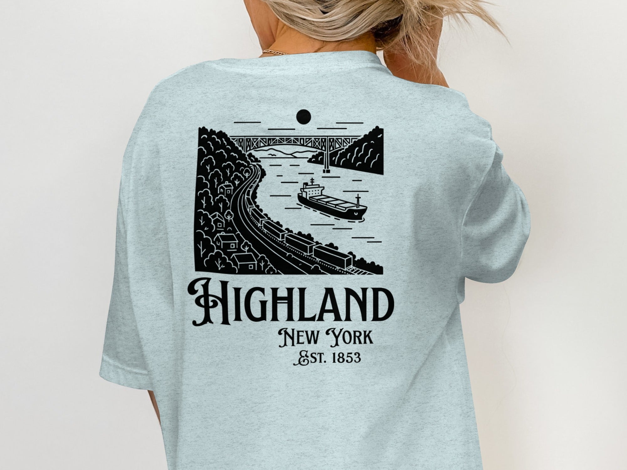 Scenic Highland New York Graphic Tee Product
