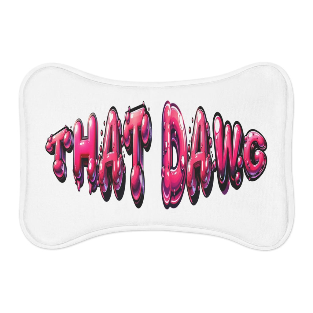THAT DAWG Custom Typography Design Home Decor Pillow