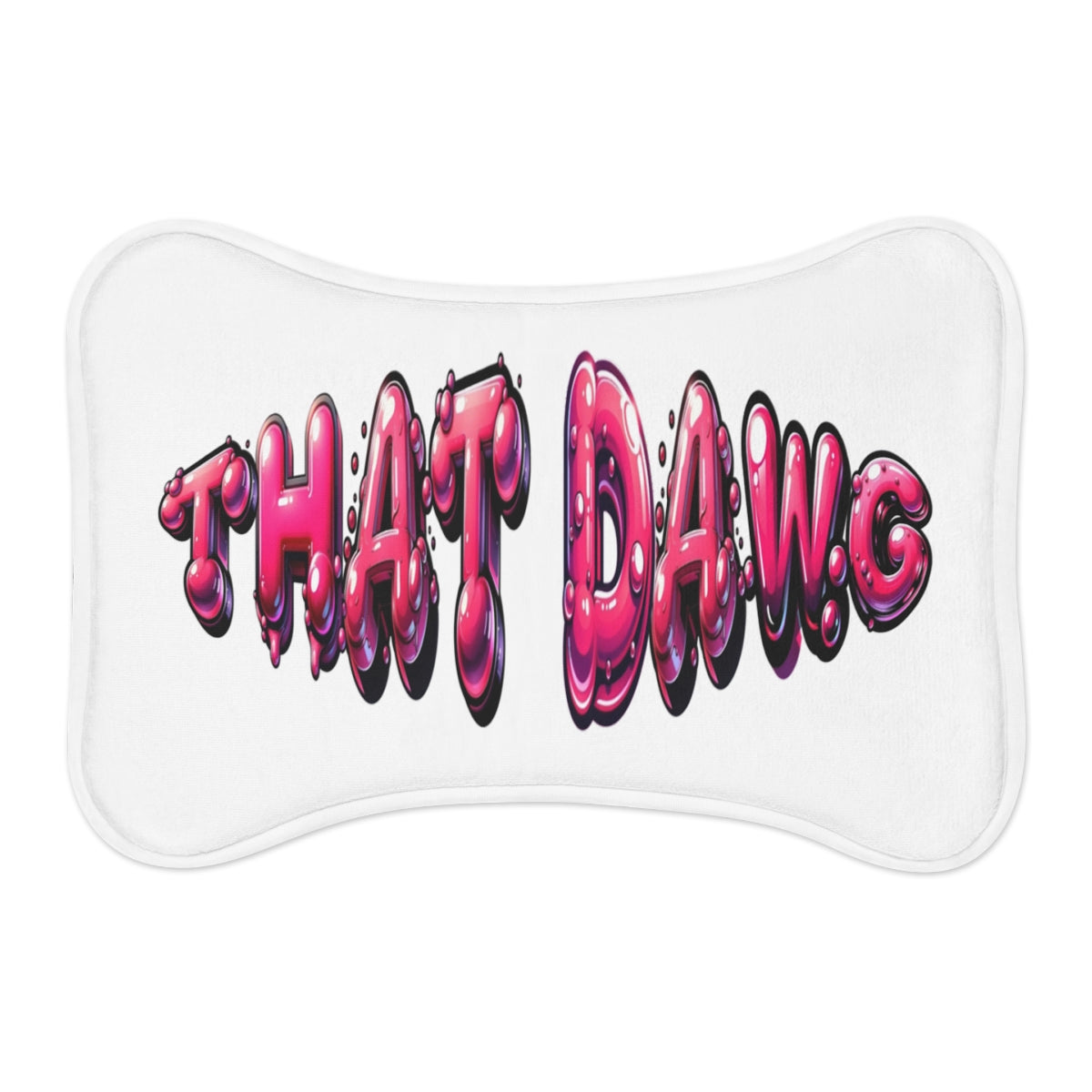 THAT DAWG Custom Typography Design Home Decor Pillow