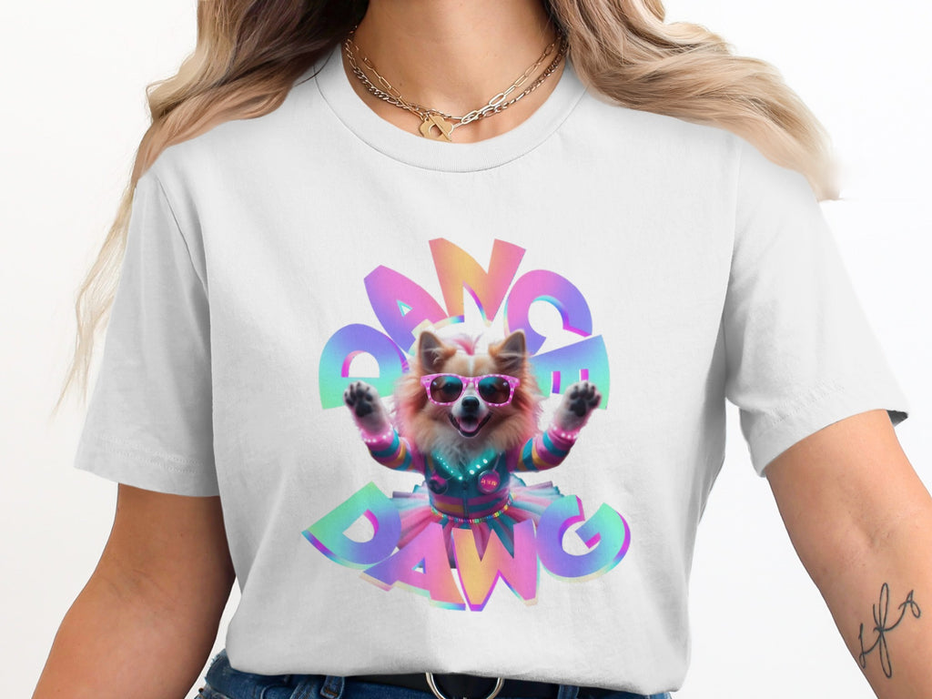 Dance Dawg Graphic Tee Winter Dog Shirt product type