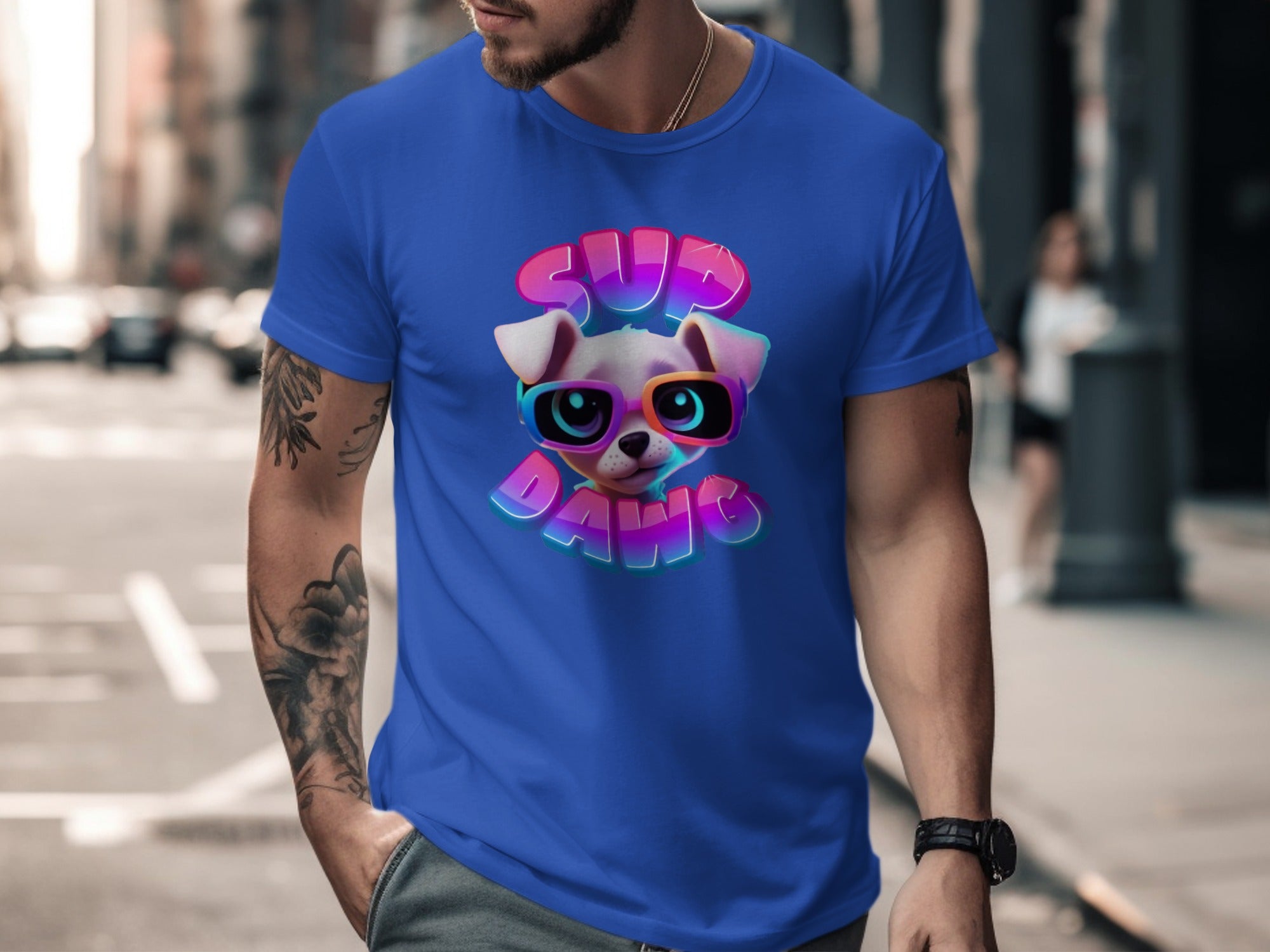 Cool Sup Dawg Puppy Graphic Unisex Shirt product