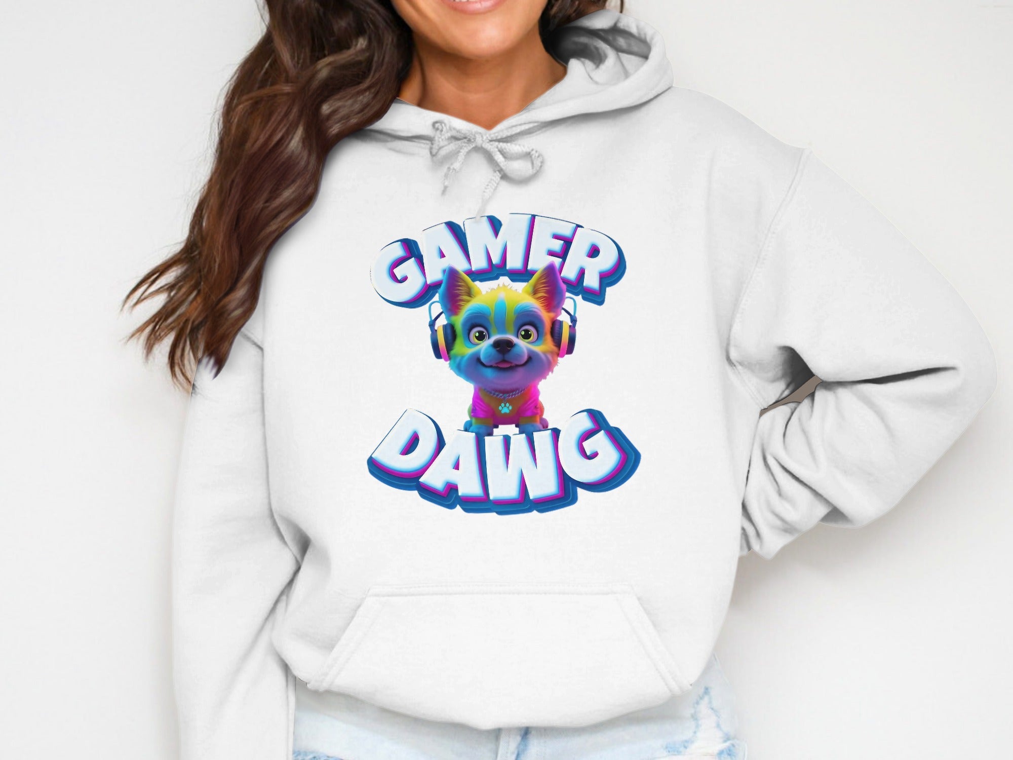 Gamer Dawg Graphic Hoodie for Any Occasion Hoodie