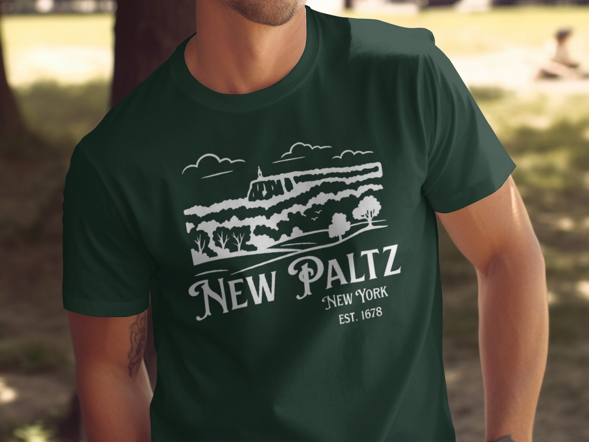 New Paltz New York Est 1678 Graphic T-shirt