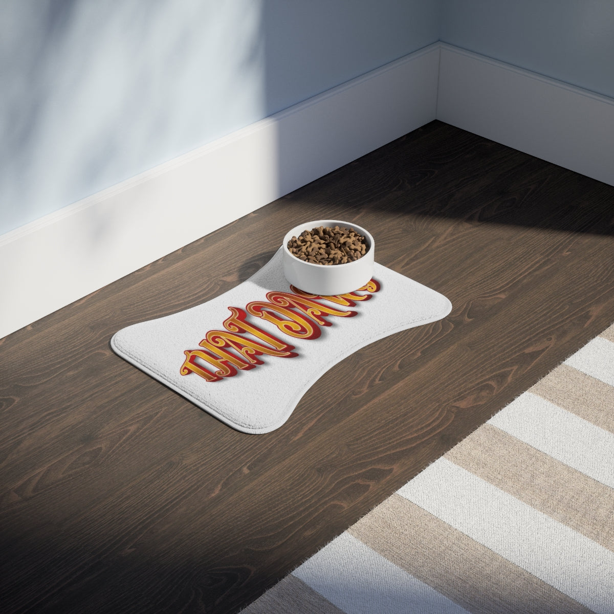 Day Drink Pet Food Mat Stylish Home Decor Product