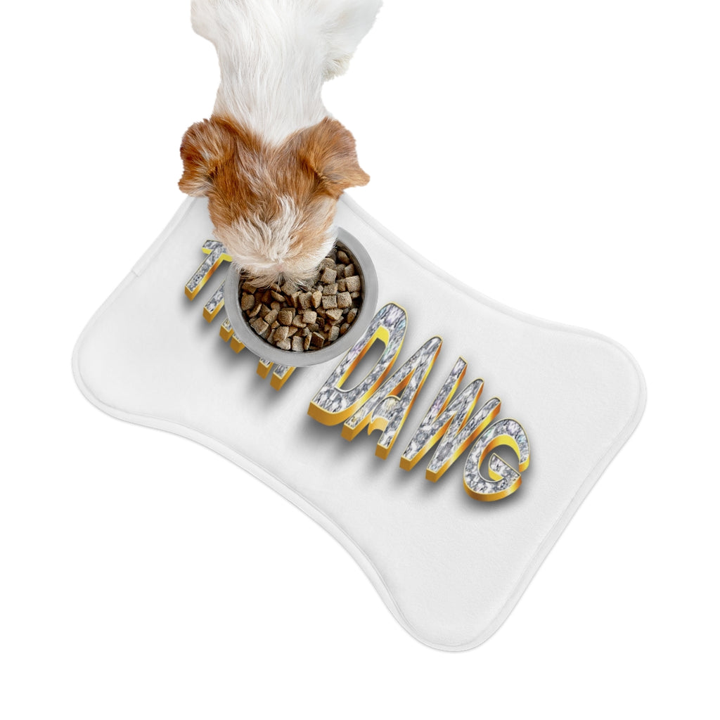 Trim Dawg Pet Feeding Mat with Raised Letters